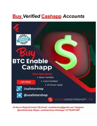 Buy Verified Cashapp Accounts