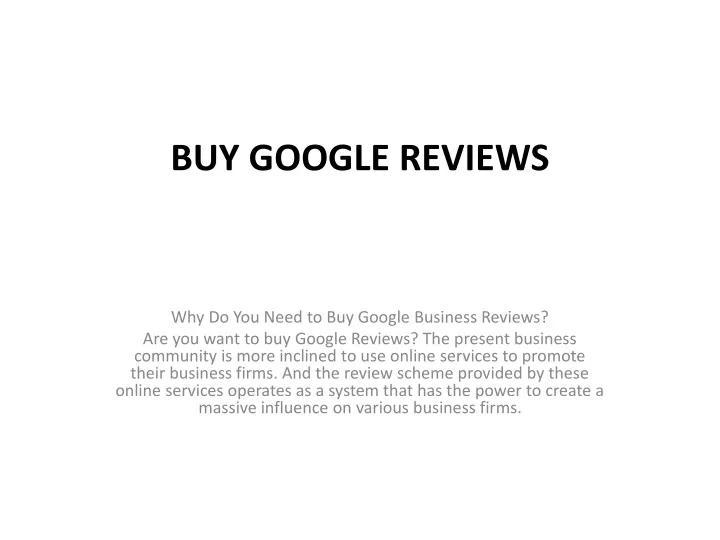 buy google reviews