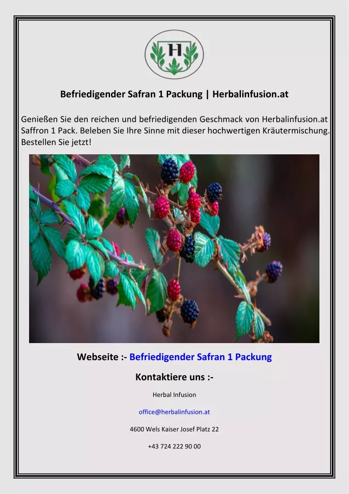 befriedigender safran 1 packung herbalinfusion at