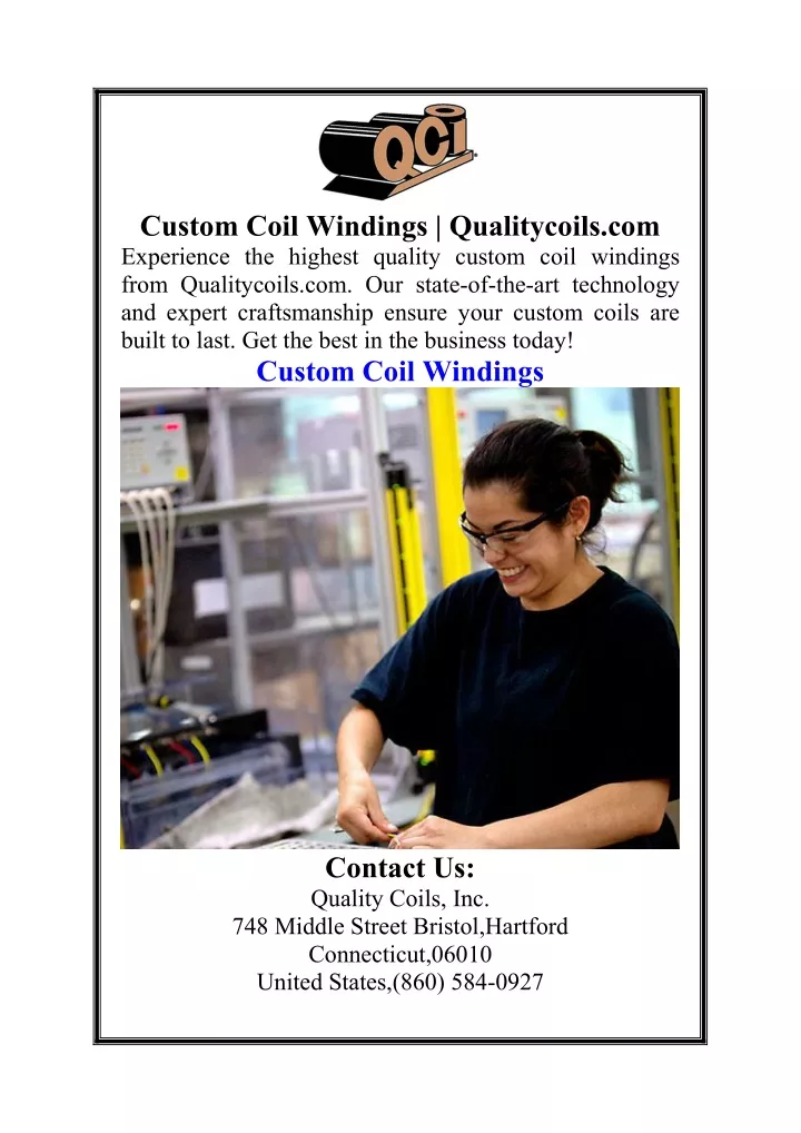 custom coil windings qualitycoils com experience