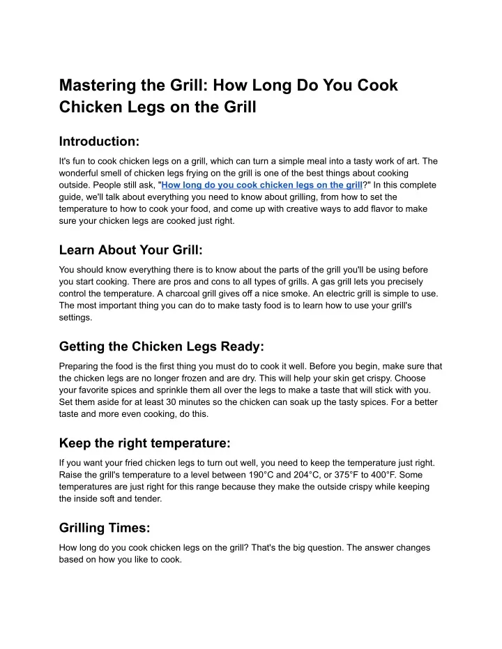 mastering the grill how long do you cook chicken