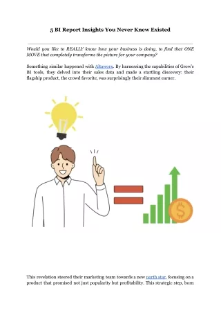 5 bi report insights you never knew existed