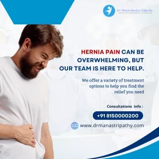 Hernia Pain | Best Proctologist in Bangalore | Dr Manas Tripathy