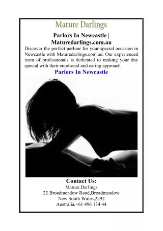 Parlors In Newcastle  Maturedarlings.com.au