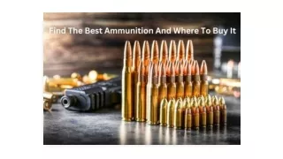 Find The Best Ammunition And Where To Buy It