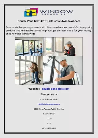 double pane glass cost glassesandwindows com