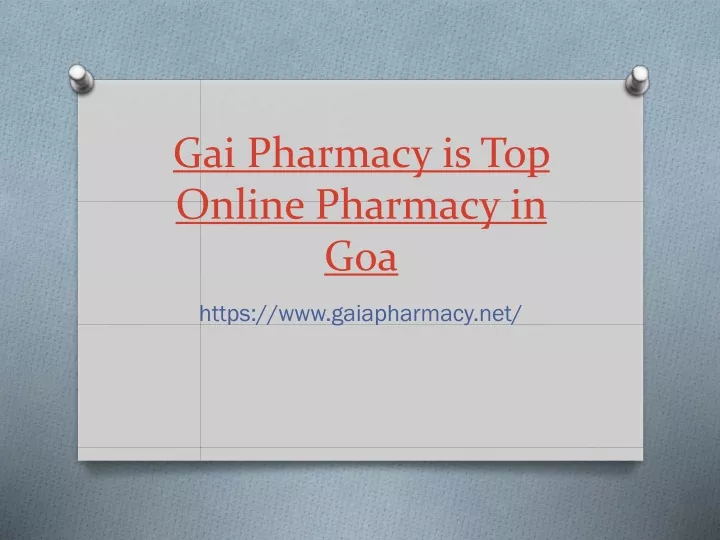 gai pharmacy is top online pharmacy in goa