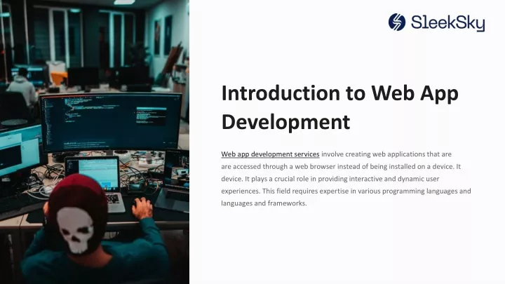introduction to web app development
