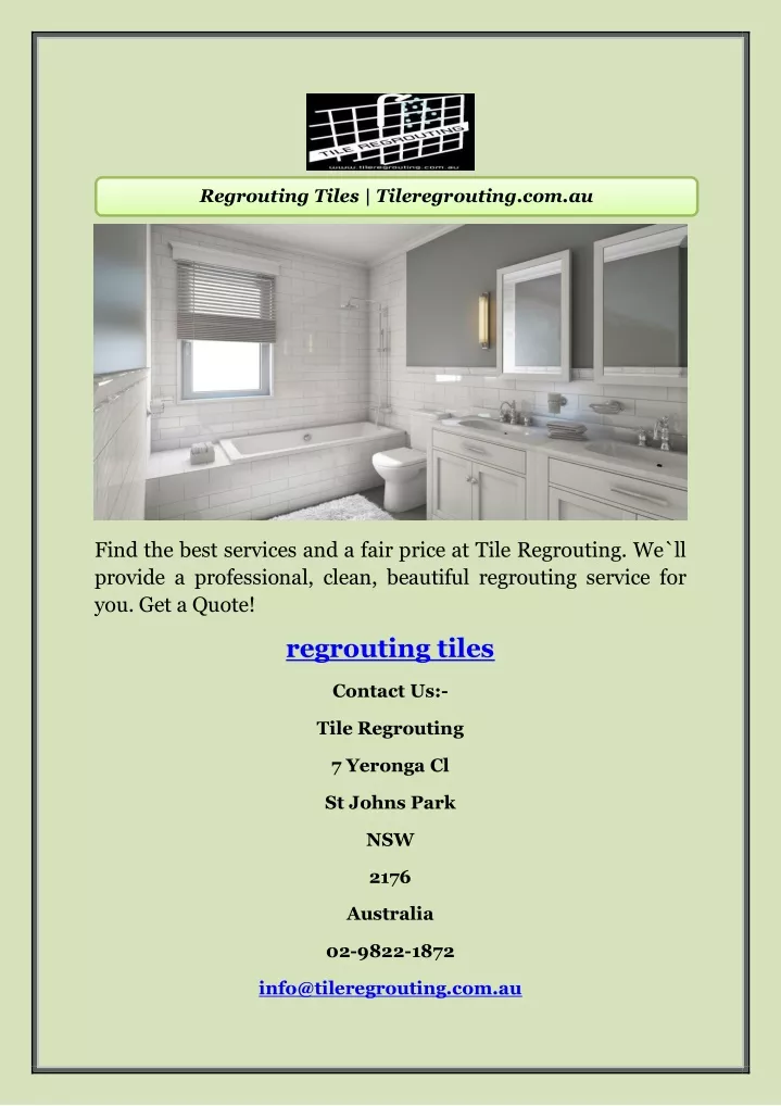 regrouting tiles tileregrouting com au