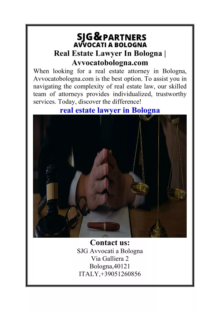 real estate lawyer in bologna avvocatobologna