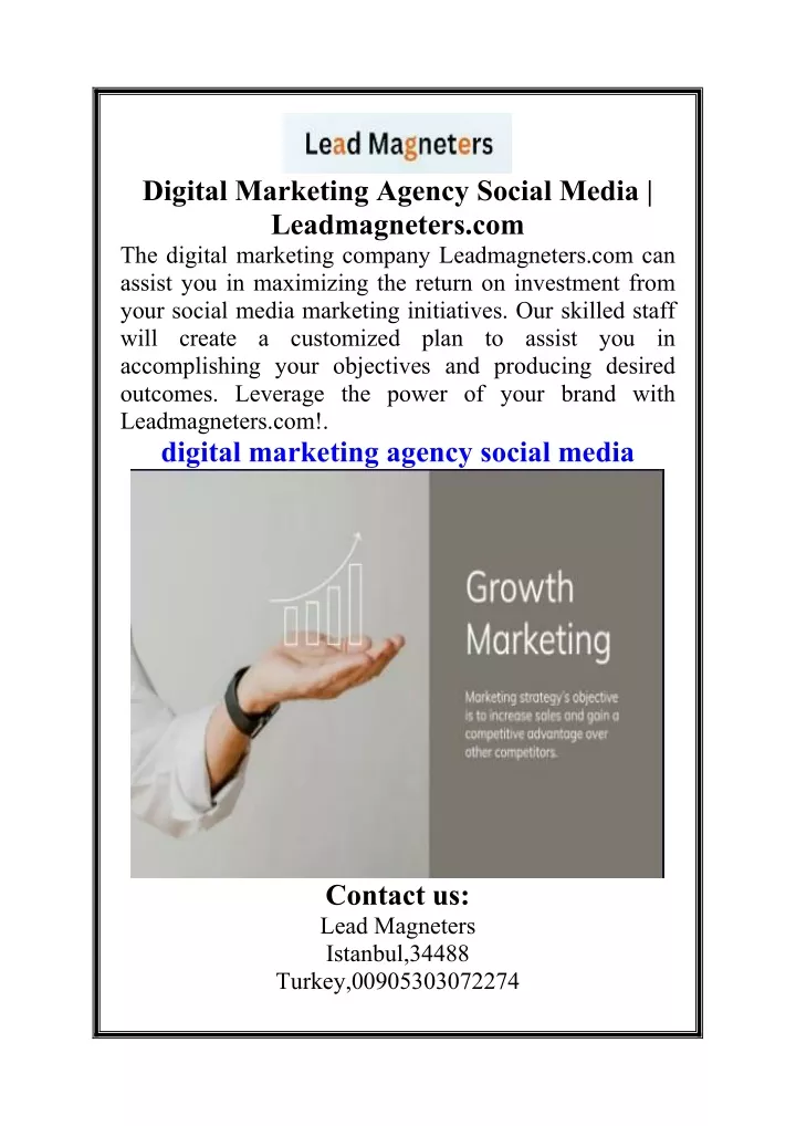 digital marketing agency social media