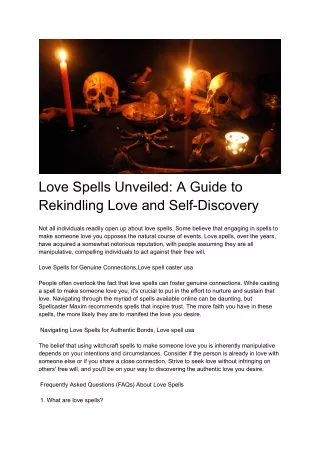 Love Spells caster in USA, Get your Lost love back   91 98726 65620
