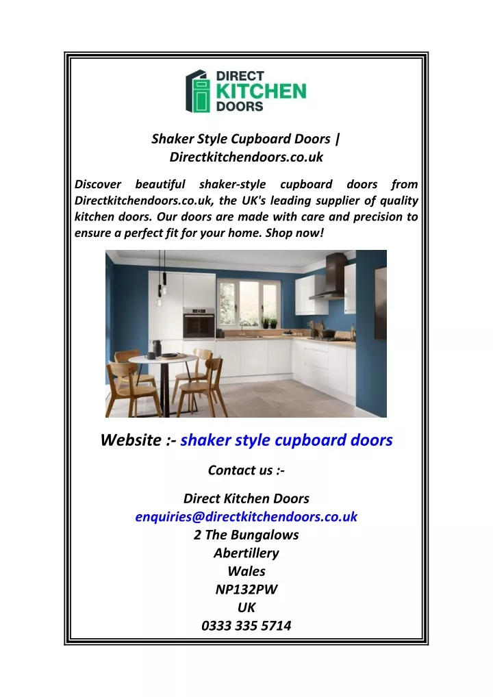 shaker style cupboard doors directkitchendoors