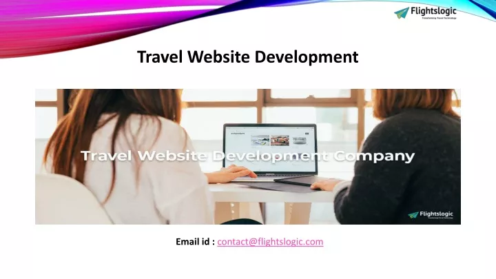 travel website development