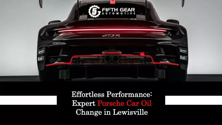 effortless performance expert porsche