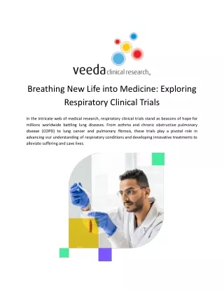 Respiratory Clinical Trials