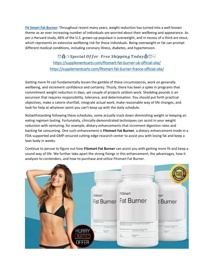 fit smart fat burner throughout recent many years