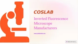 Best Inverted fluorescence microscope manufacturers in India
