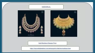 Buy Online Gold Necklace