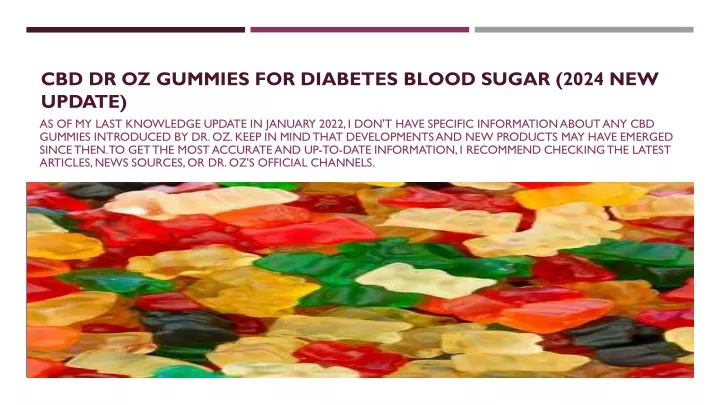 cbd dr oz gummies for diabetes blood sugar 2024