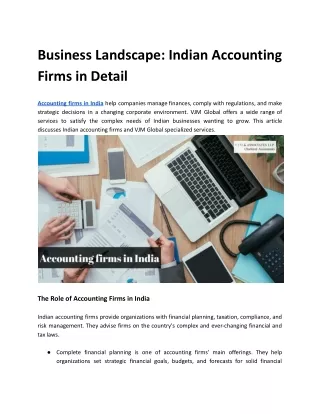 Accounting firms in India (1)