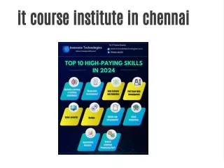 it course institute in chennai