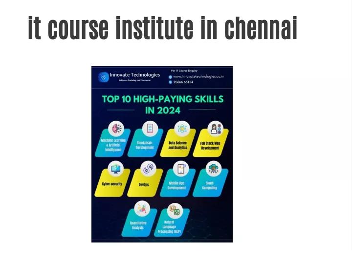 it course institute in chennai
