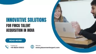 Innovative Solutions for FMCG Talent Acquisition in India