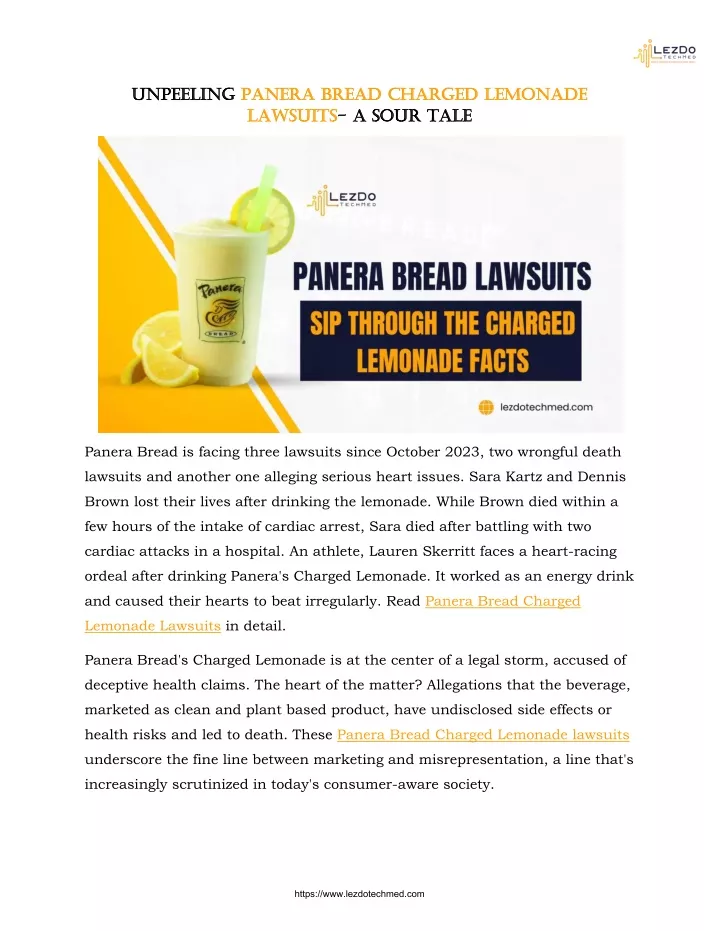 unpeeling unpeeling panera bread charged lemonade