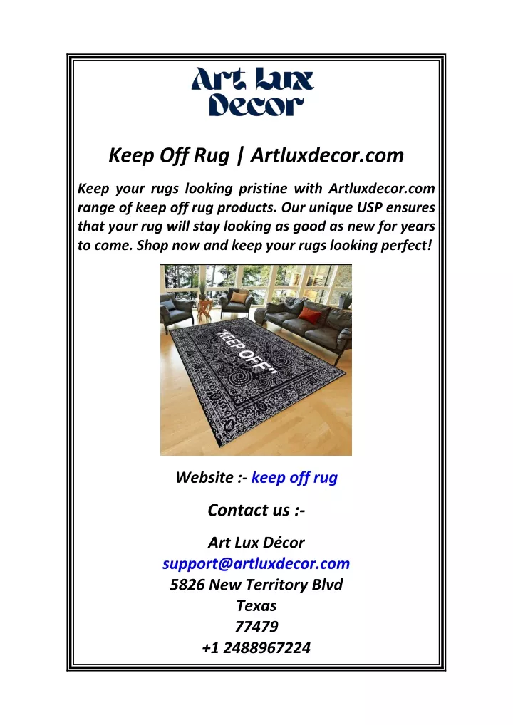 keep off rug artluxdecor com