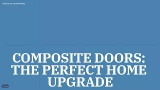High Security Composite Doors Gosport, Fareham, and Hampshire