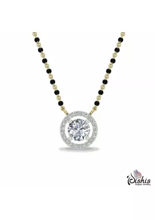 Abhilasa Gold Mangalsutra by Dishis Designer Jewellery.