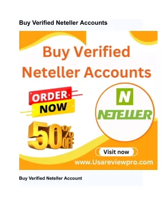 Buy Verified Neteller Accounts