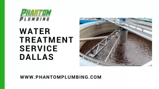 Top Water Treatment Service Dallas - Phanotm Plumbing