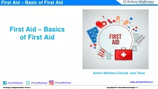 First Aid – Basics of First Aid - Active Health