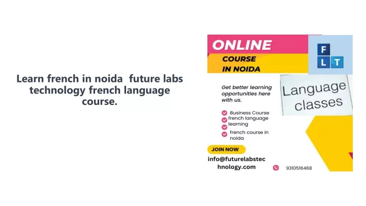 learn french in noida future labs technology french language course