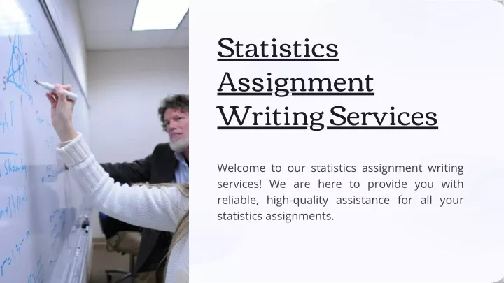 statistics assignment writing services