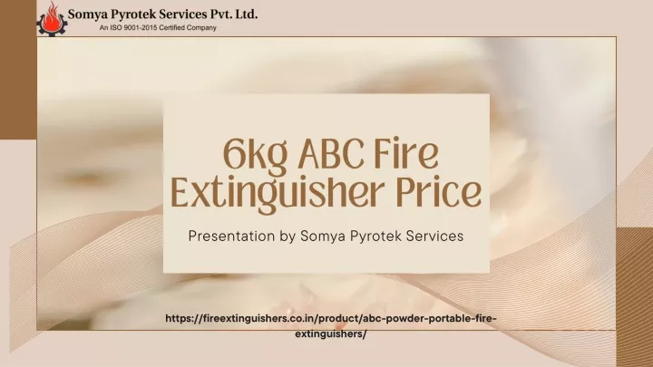 6kg abc fire extinguisher price