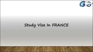 study visa in france