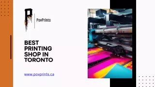 Best Printing Shop In Toronto - PovPrints