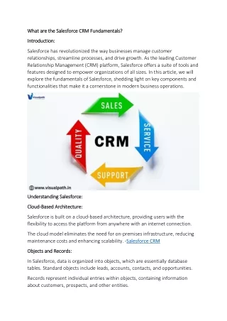 what are the what are the salesforce