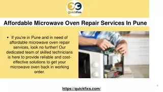 Affordable Microwave Oven Repair Services In Pune