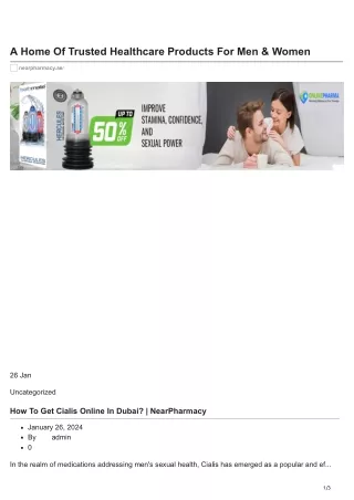 nearpharmacy.ae-A Home Of Trusted Healthcare Products For Men  Women