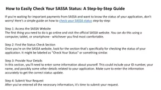 sassa-statuscheck