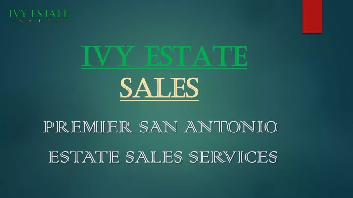 ivy estate sales