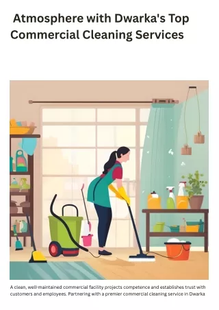 Top-Rated Home Cleaning Agency in Dwarka