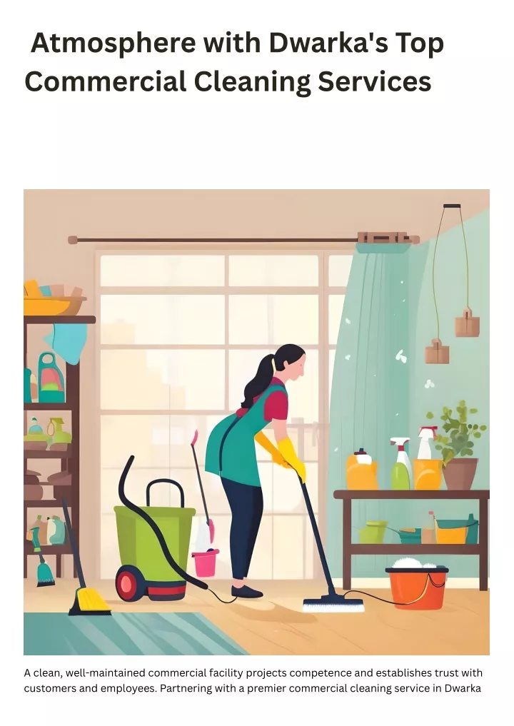 atmosphere with dwarka s top commercial cleaning