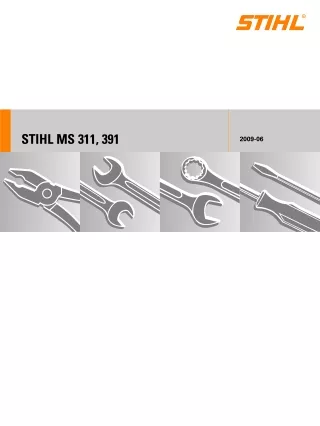 Stihl MS 391 Chainsaw Service Repair Manual