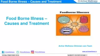 Food Borne Illness – Causes and Treatment - Active Health