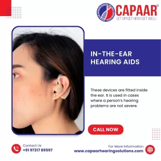 In-the-Ear Hearing Aids | Best Hearing Aids In Bangalore | CAPAAR Hearing